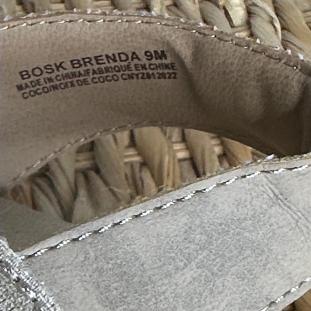 Origins‎ Women's Taupe Sandals size 9 - Picture 3 of 7